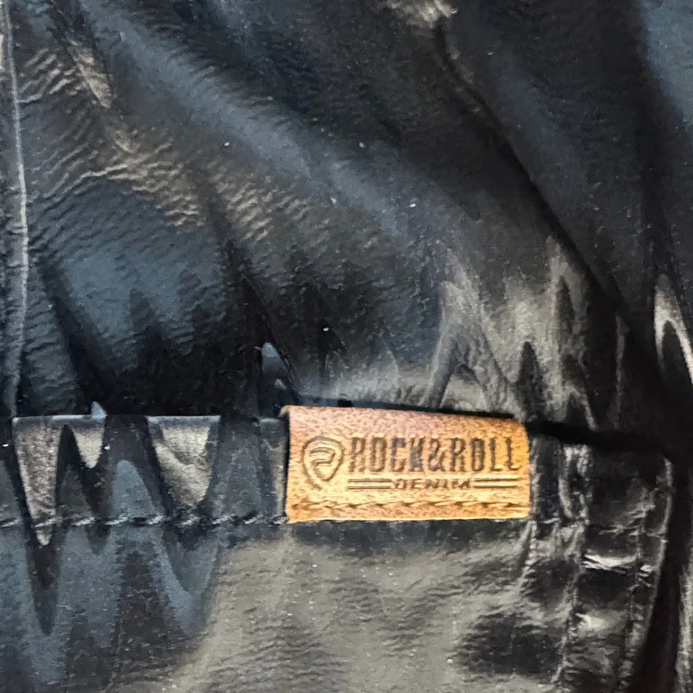 Rock & Roll Denim 'Bargain Button Bell' Black Festival Pants - Picture 8 of 8